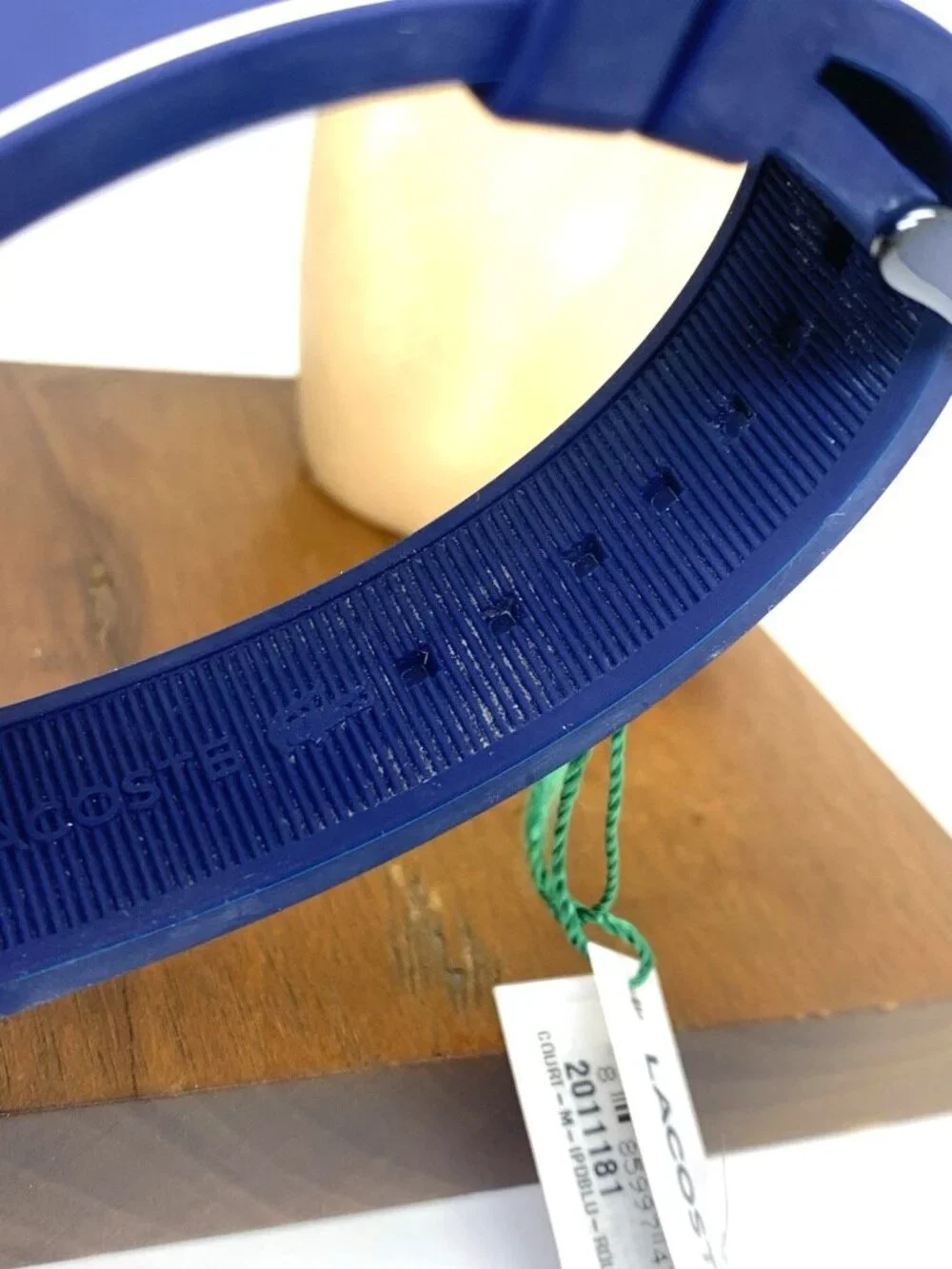Lacoste Men's Watch 2011181 Court Quartz Blue Dial Rubber Band 43mm